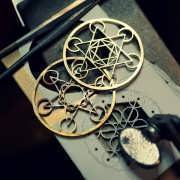 Metatron Cube gold and Silver